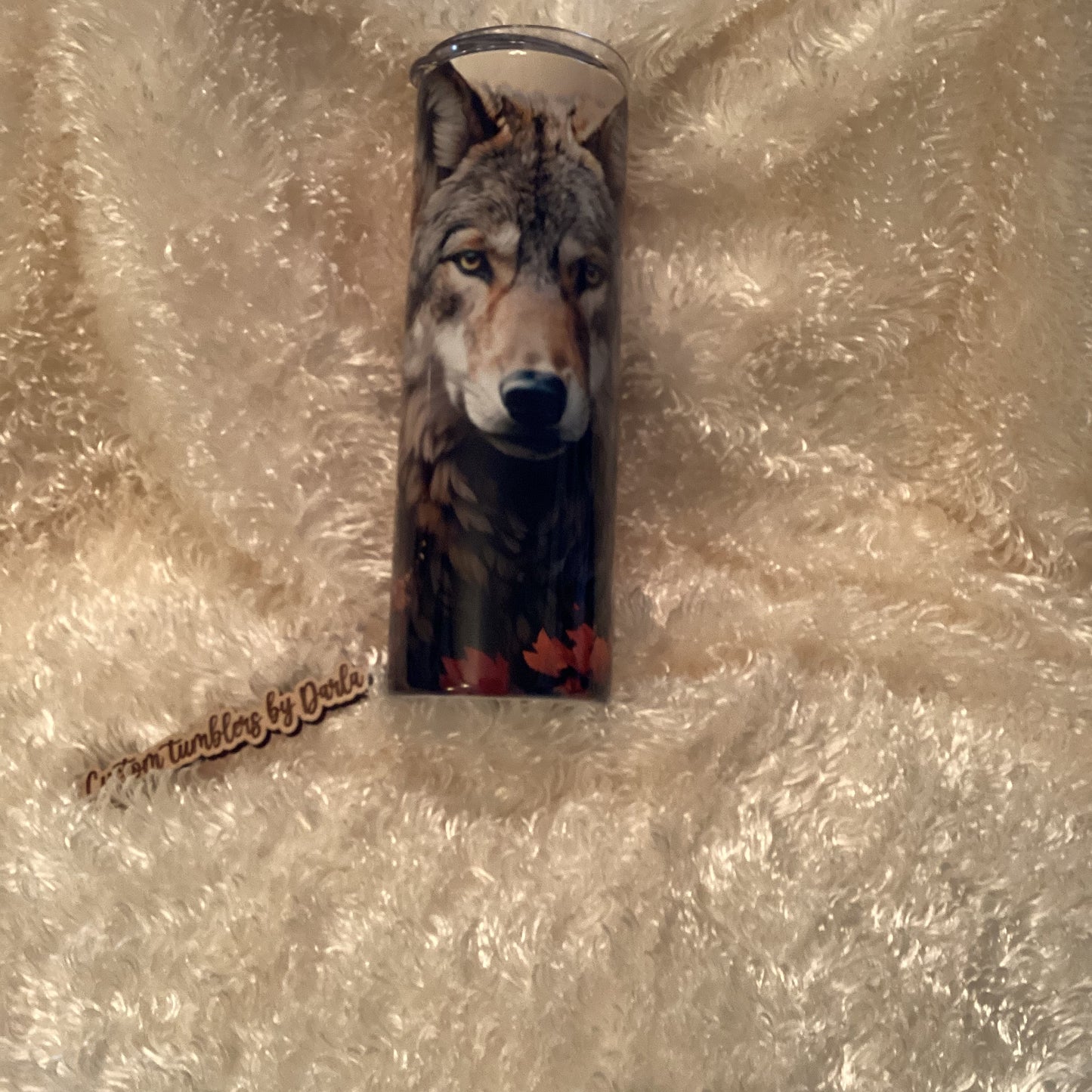 Beautiful Wolf cup