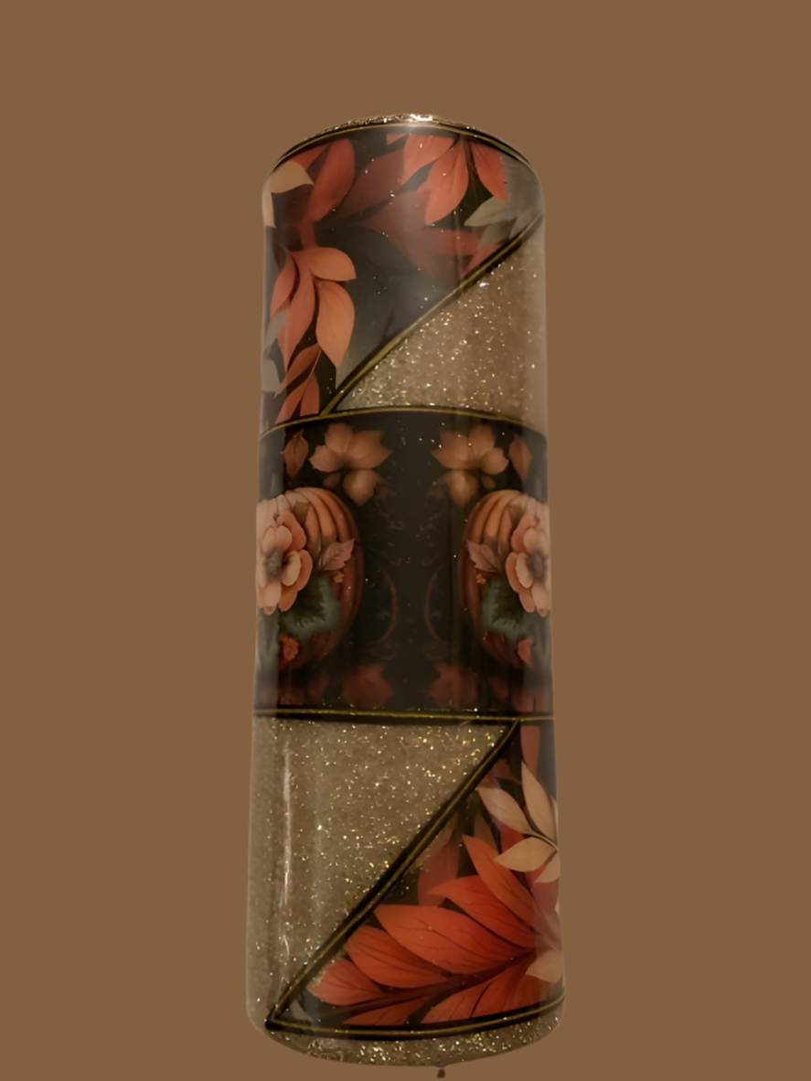 Fall design drinking tumbler