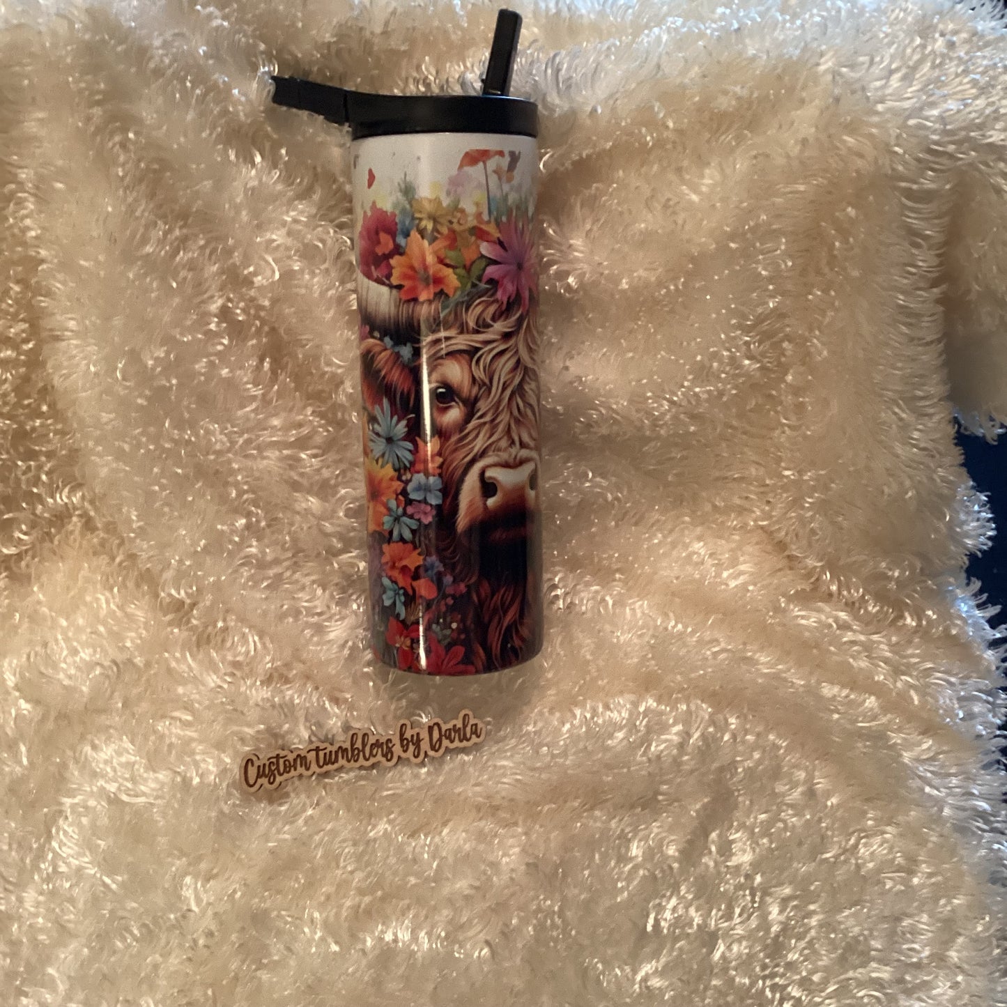 Beautiful Highland cow Tumbler