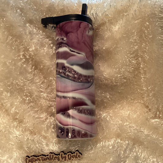 Beautiful Purple design tumbler