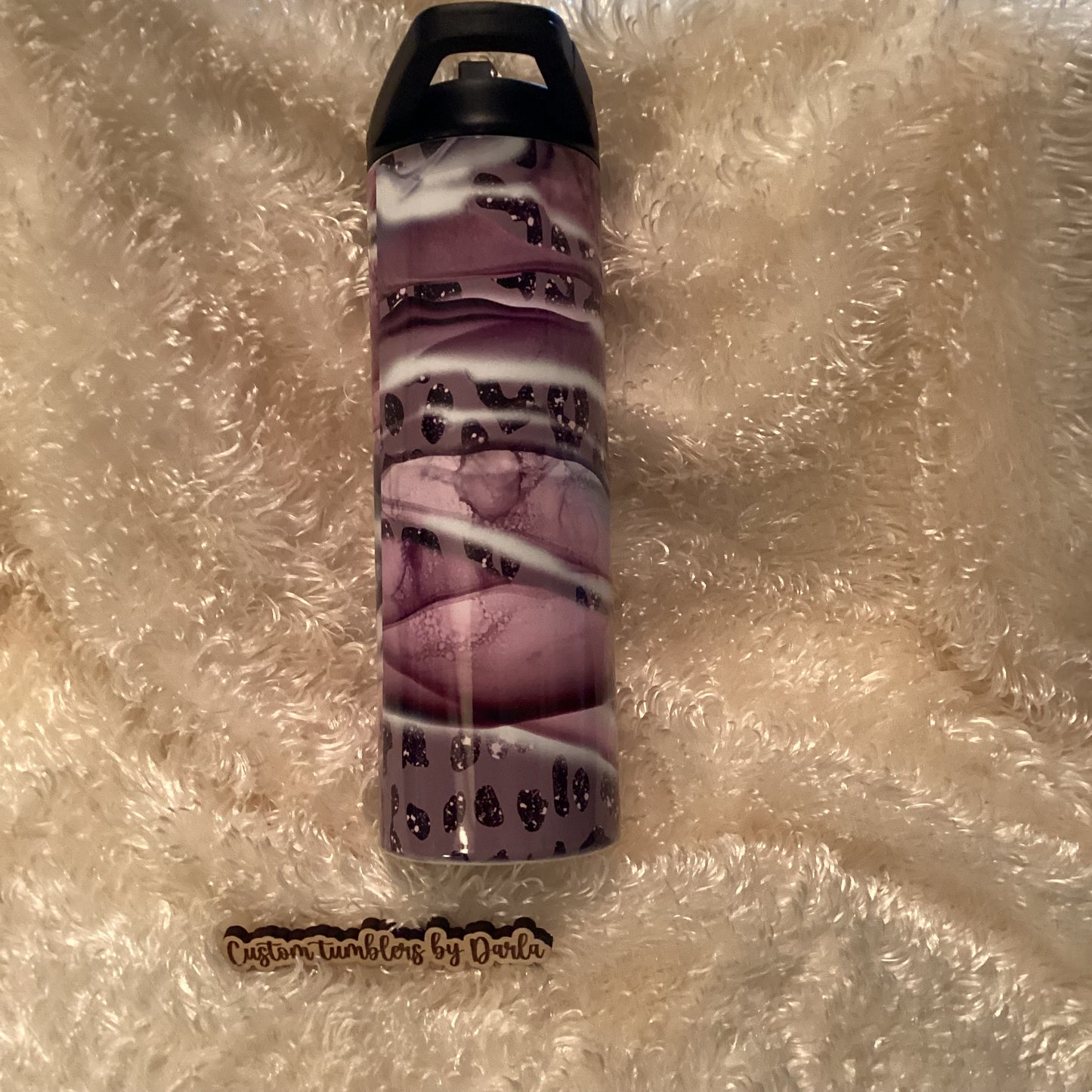 Beautiful Purple design tumbler