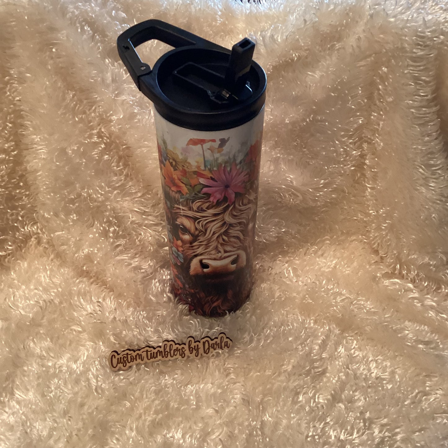 Beautiful Highland cow Tumbler