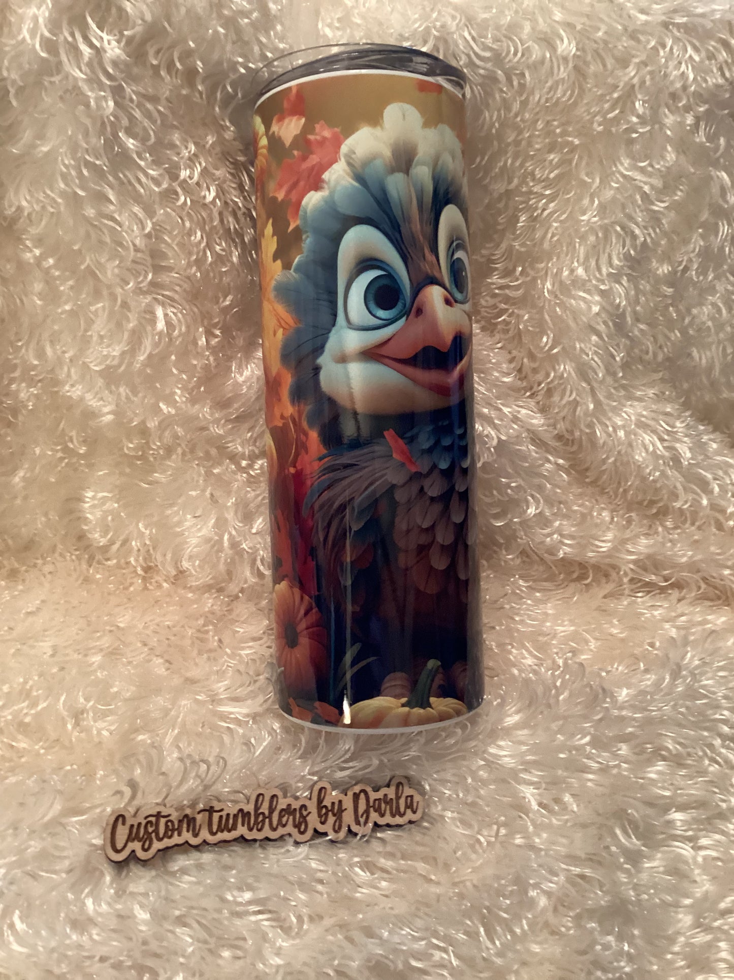Goofy bird tumbler