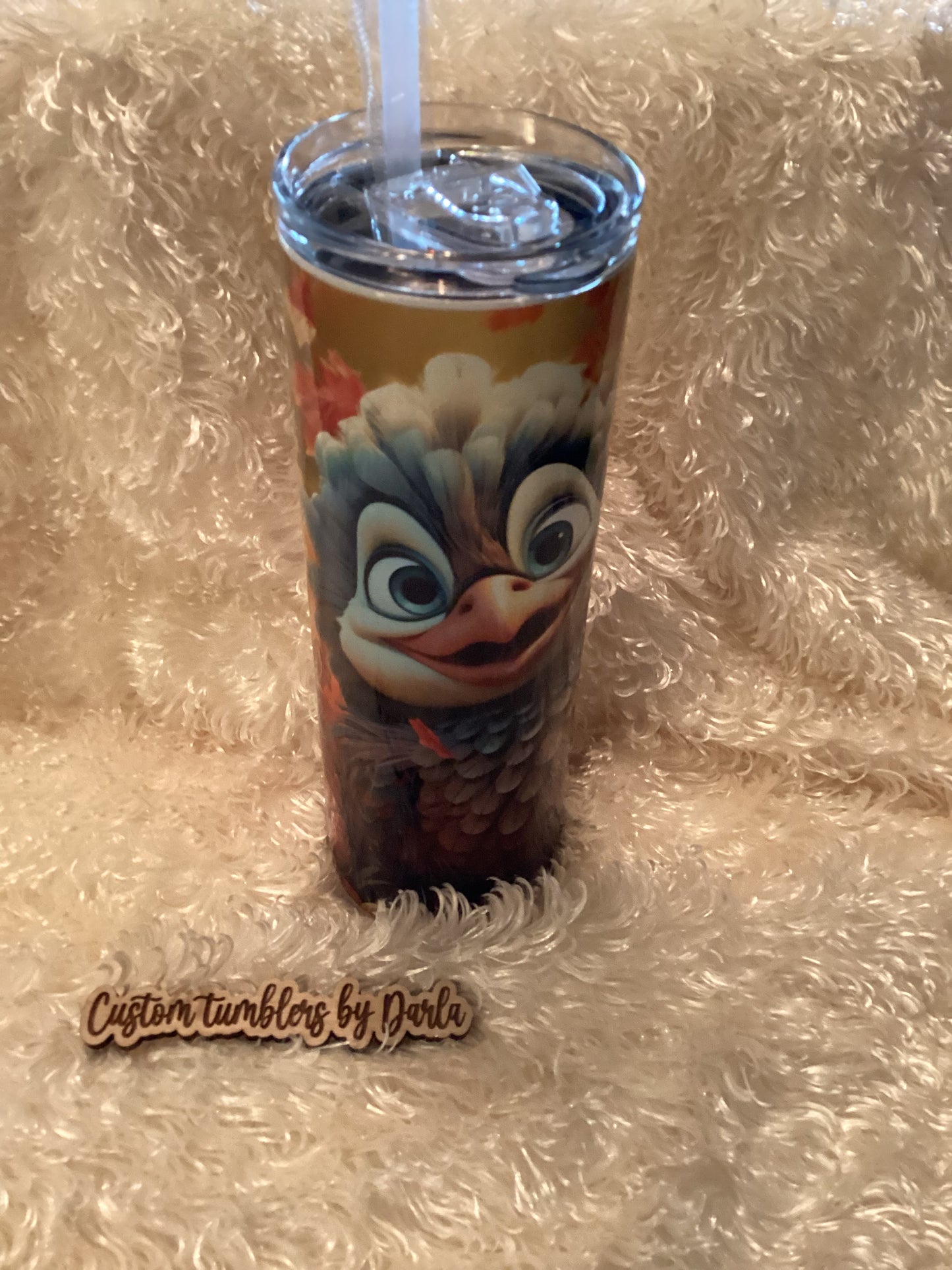 Goofy bird tumbler